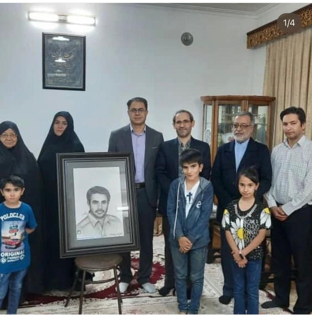 حضور در منزل شهید سرافراز محمد بیگی